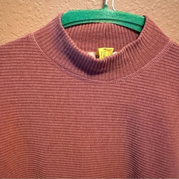 PST Pink long sleeve ribbed crop sweater - Picture 3 of 8